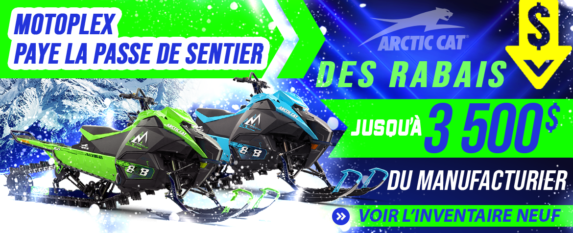 Motoneiges Arctic Cat – 3500$